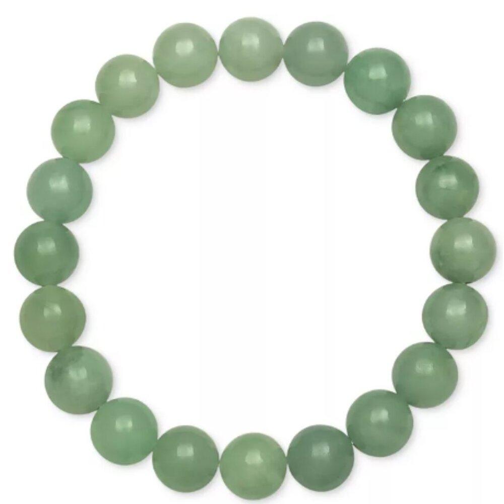 MACY'S Dyed Jade Stretch Bracelet